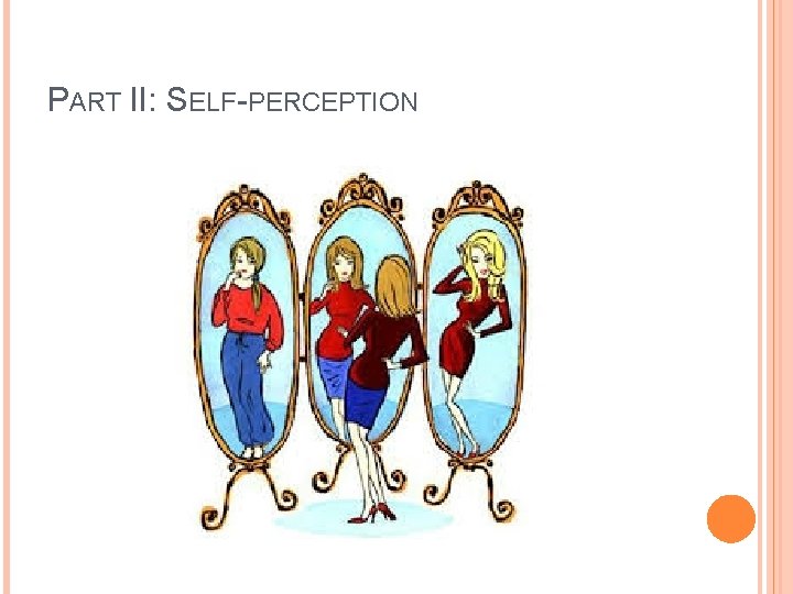 PART II: SELF-PERCEPTION 