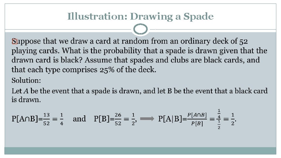 Illustration: Drawing a Spade � 