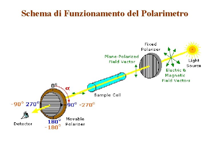Schema di Funzionamento del Polarimetro 
