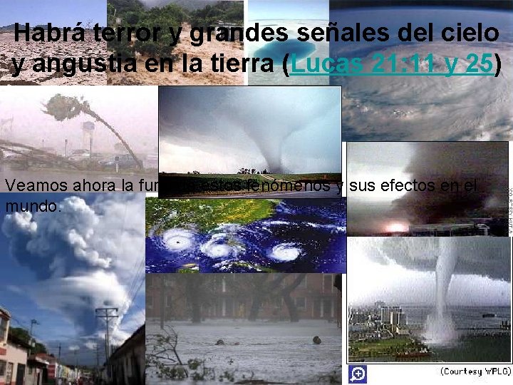 Habrá terror y grandes señales del cielo y angustia en la tierra (Lucas 21: