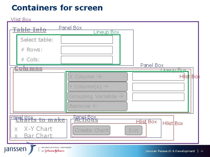 Containers for screen Vlist Box Table Info Panel Box Lineup Box Select table: # Containers for screen Vlist Box Table Info Panel Box Lineup Box Select table: #
