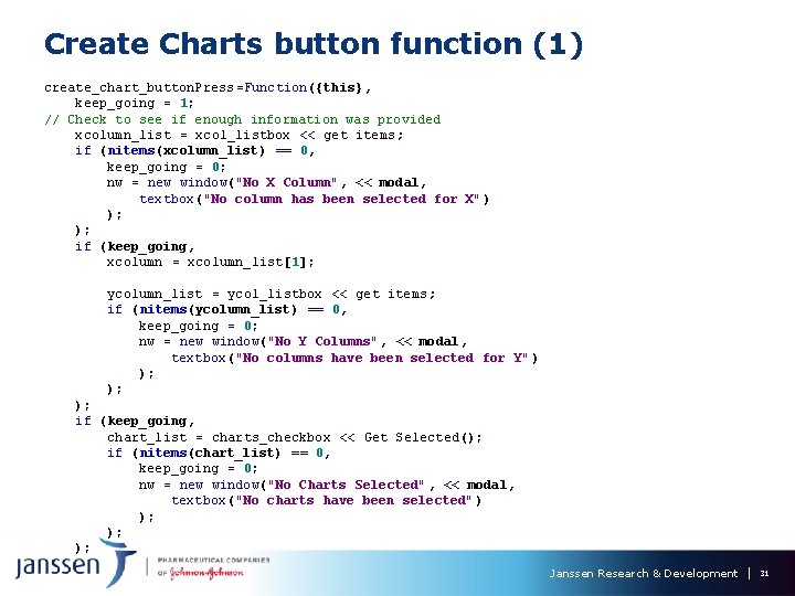 Create Charts button function (1) create_chart_button. Press =Function({this}, keep_going = 1; // Check to Create Charts button function (1) create_chart_button. Press =Function({this}, keep_going = 1; // Check to