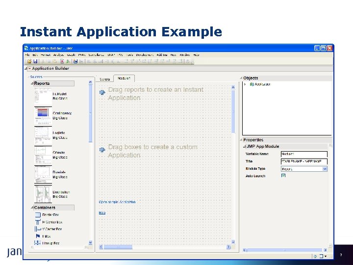 Instant Application Example Janssen Research & Development 7 Instant Application Example Janssen Research & Development 7