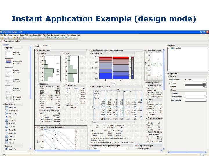 Instant Application Example (design mode) Janssen Research & Development 8 Instant Application Example (design mode) Janssen Research & Development 8