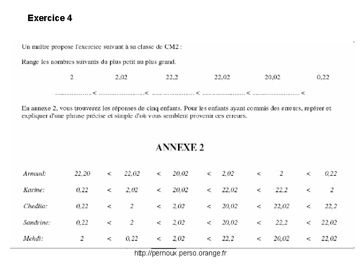 Exercice 4 http: //pernoux. perso. orange. fr 