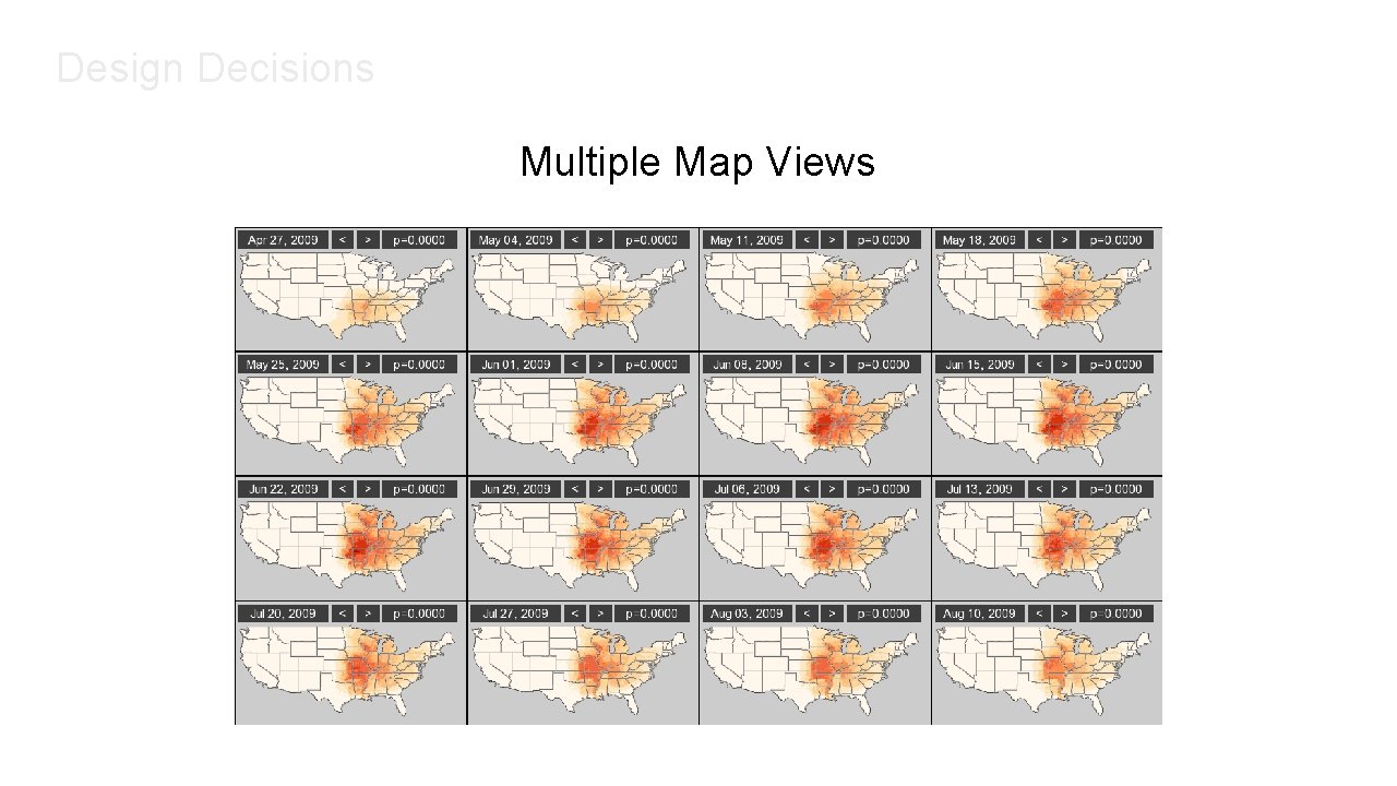 Design Decisions Multiple Map Views 