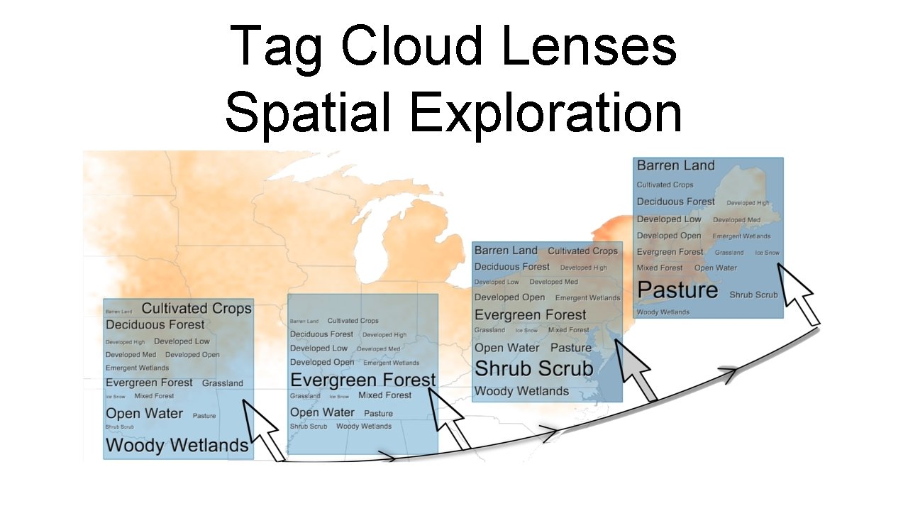 Tag Cloud Lenses Spatial Exploration 