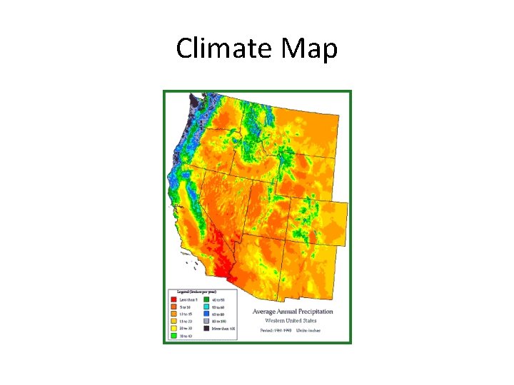 Climate Map 