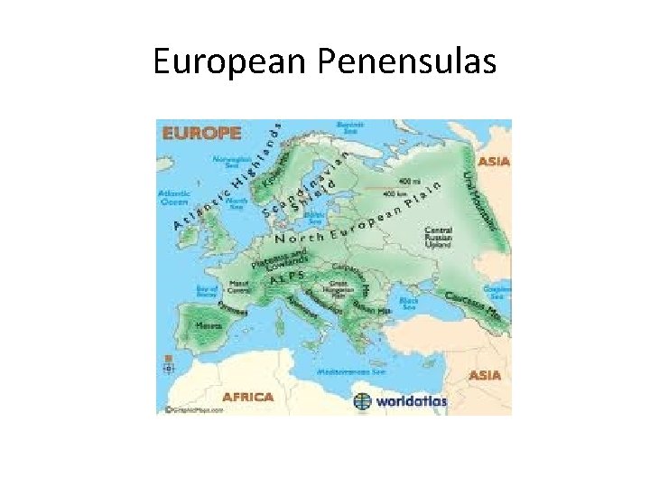 European Penensulas 