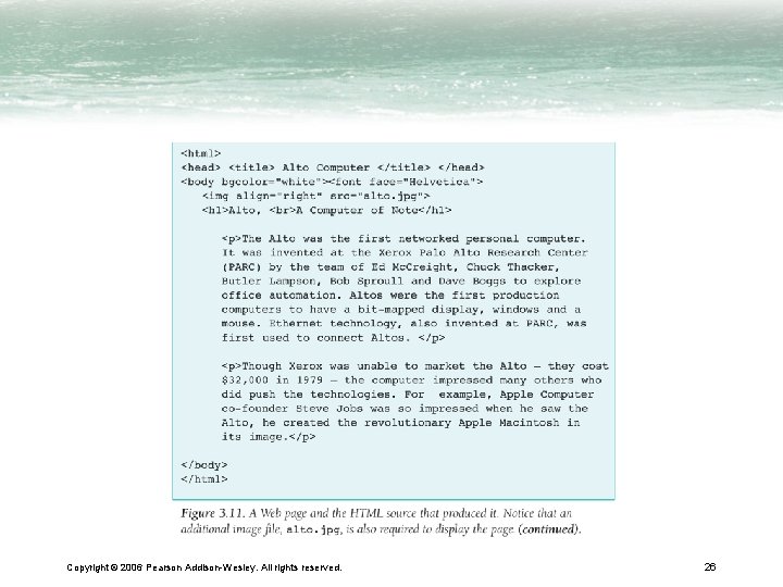 Copyright © 2006 Pearson Addison-Wesley. All rights reserved. 26 