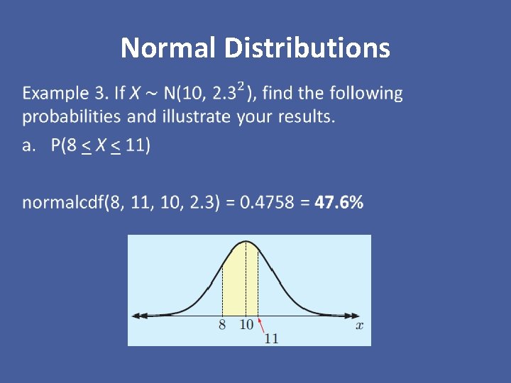 Normal Distributions • 