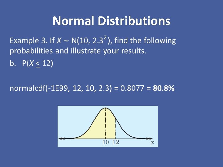 Normal Distributions • 