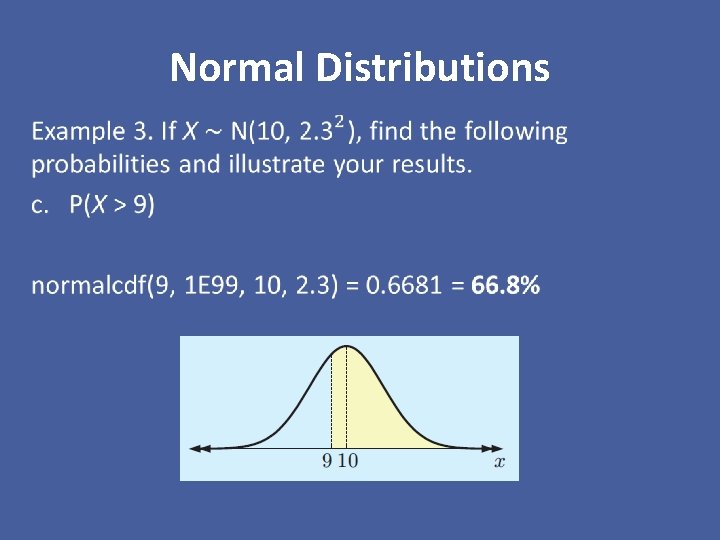 Normal Distributions • 