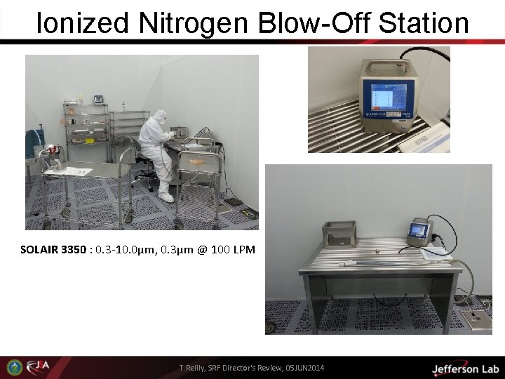 Ionized Nitrogen Blow-Off Station SOLAIR 3350 : 0. 3 -10. 0µm, 0. 3µm @