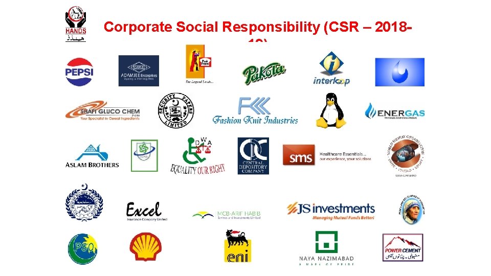 Corporate Social Responsibility (CSR – 201819) 