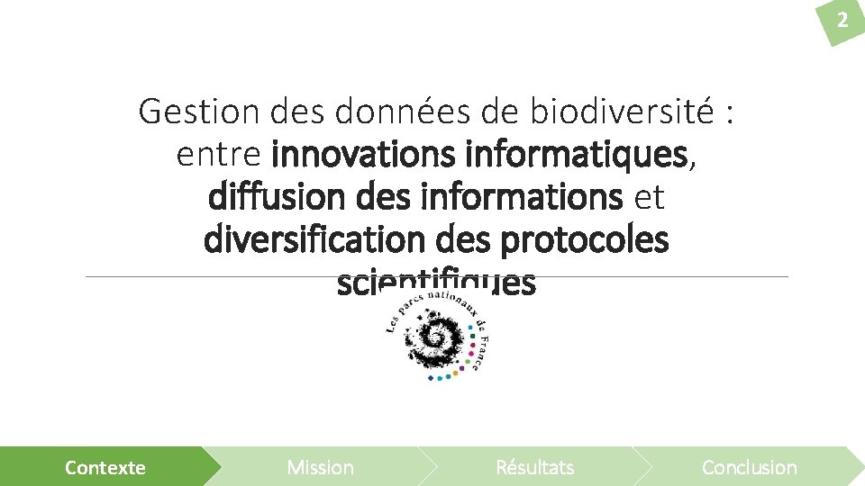 2 Gestion des données de biodiversité : entre innovations informatiques, diffusion des informations et