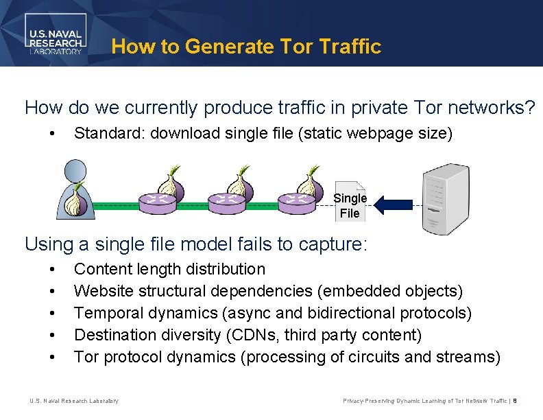 How to Generate Tor Traffic How do we currently produce traffic in private Tor