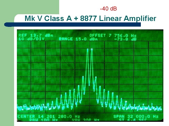 -40 d. B Mk V Class A + 8877 Linear Amplifier 