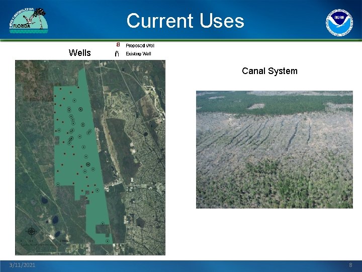 Current Uses Wells Canal System 3/11/2021 8 