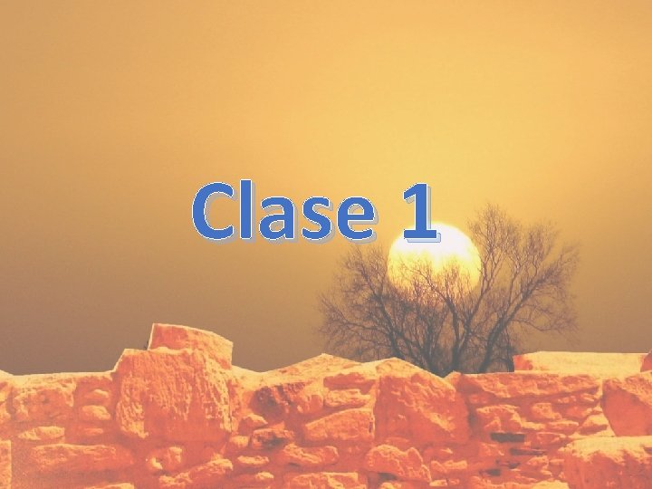 Clase 1 