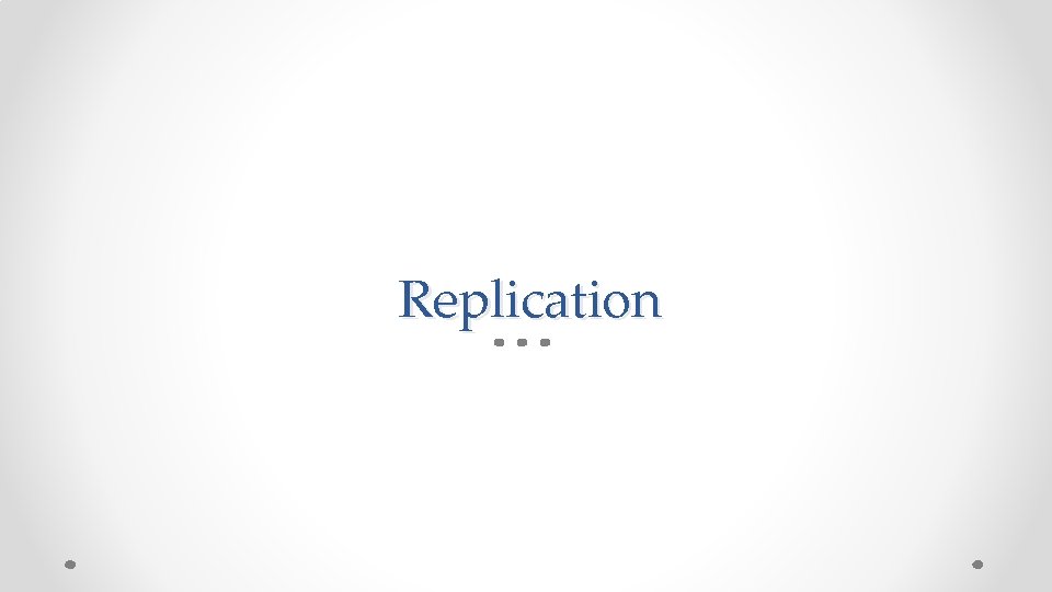 Replication 