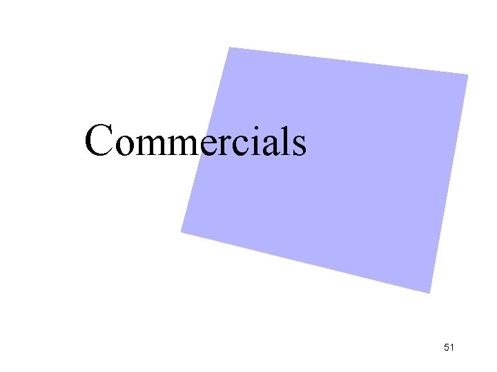 Commercials 51 