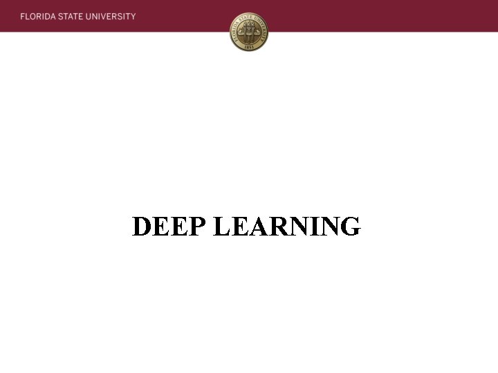 DEEP LEARNING 