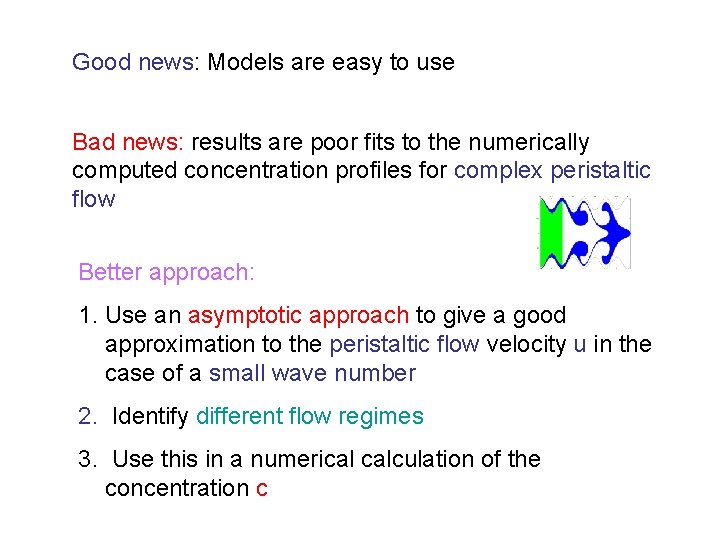 Good news: Models are easy to use Bad news: results are poor fits to