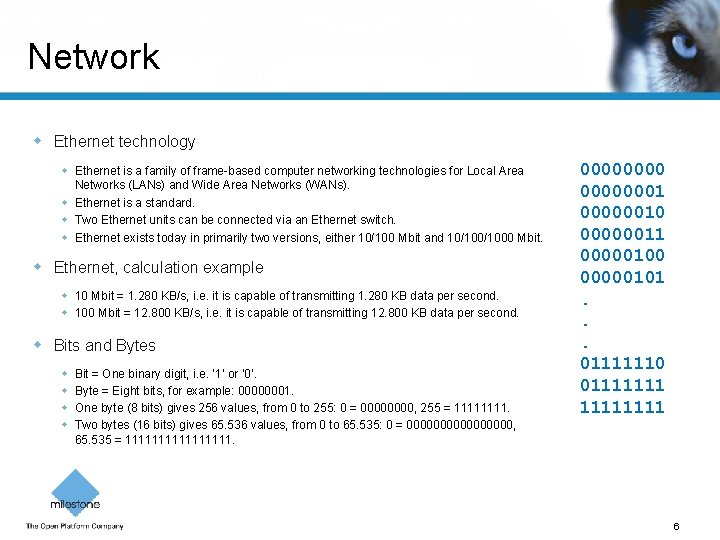 Network Ethernet technology Ethernet is a family of frame-based computer networking technologies for Local