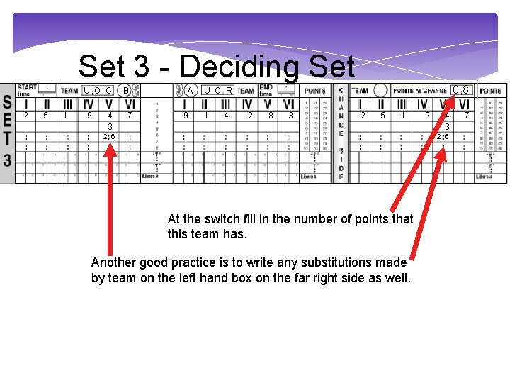 Set 3 - Deciding Set U O C 2 5 1 9 4 3