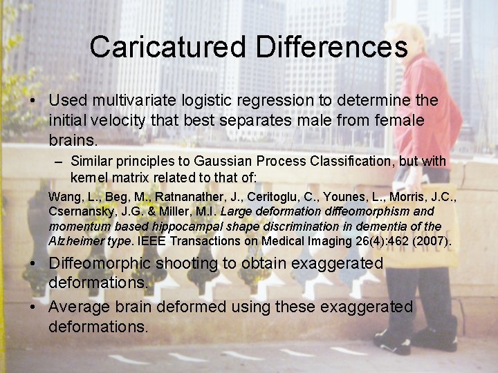 Caricatured Differences • Used multivariate logistic regression to determine the initial velocity that best