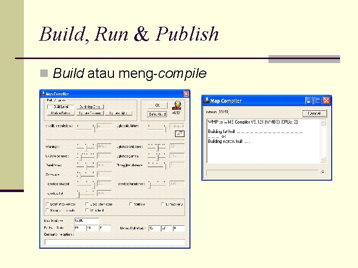 Build, Run & Publish n Build atau meng-compile 