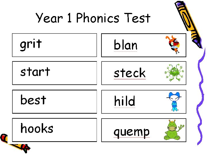 Year 1 Phonics Test 