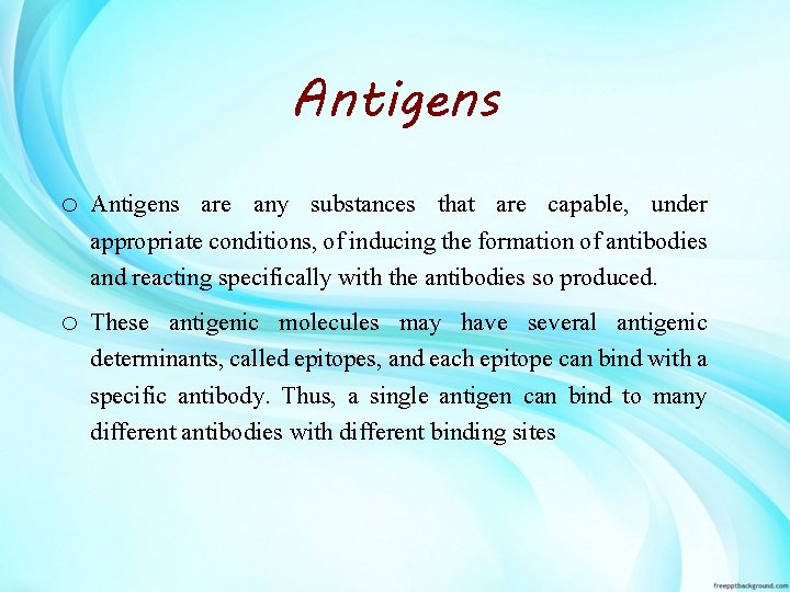 AntigenAntibody reactions Lets start The immune system The