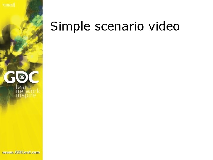Simple scenario video 