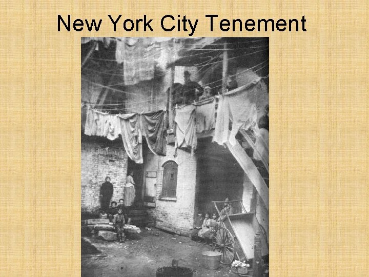 New York City Tenement 