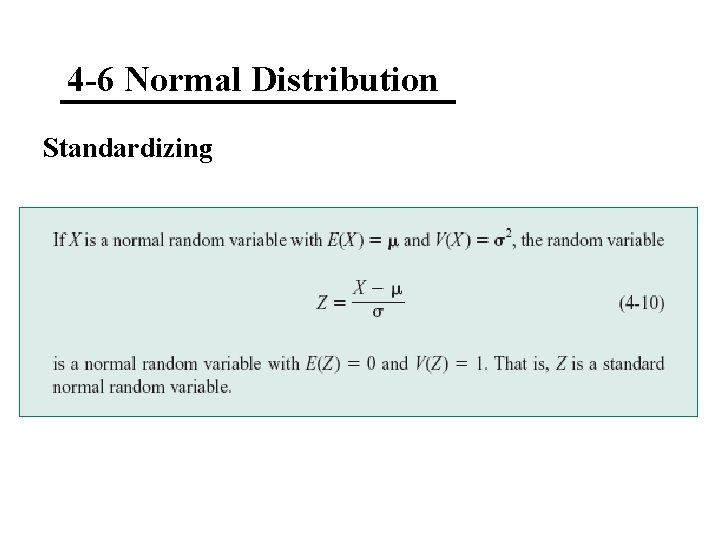 4 -6 Normal Distribution Standardizing 