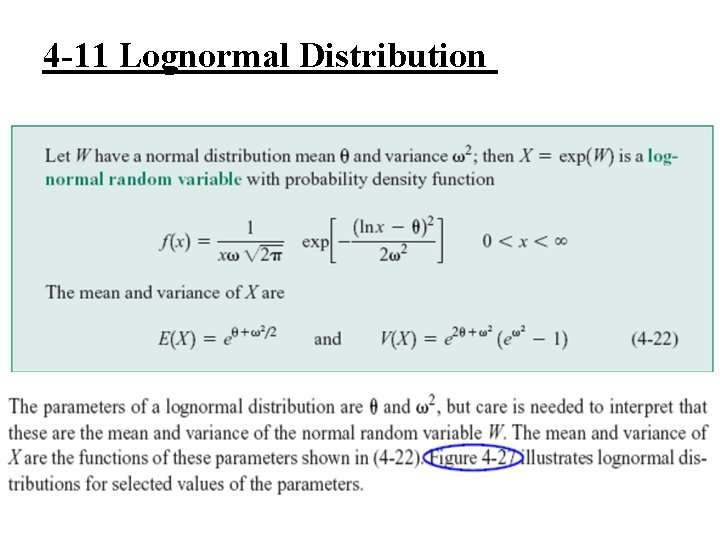4 -11 Lognormal Distribution 