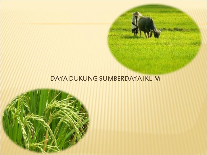 DAYA DUKUNG SUMBERDAYA IKLIM 