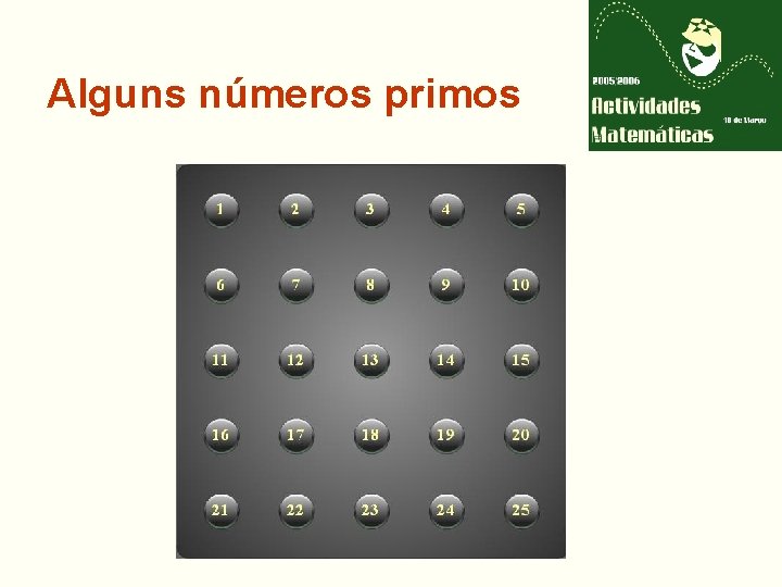 Alguns números primos 