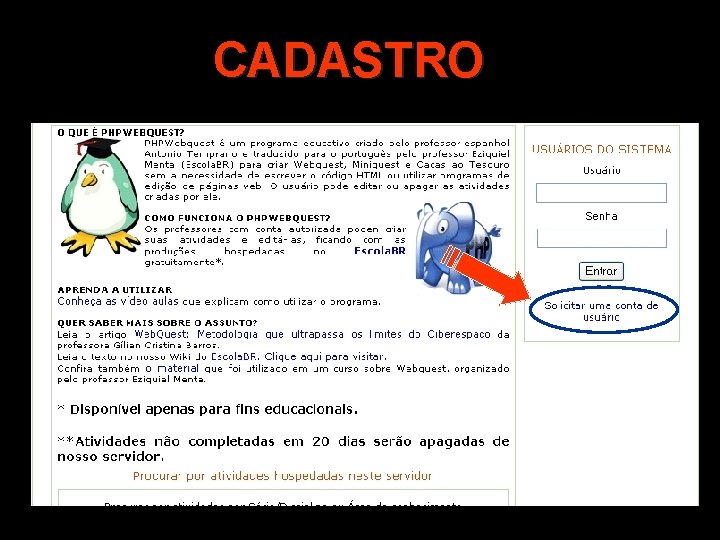 CADASTRO 