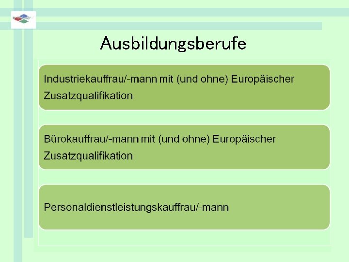 Ausbildungsberufe 