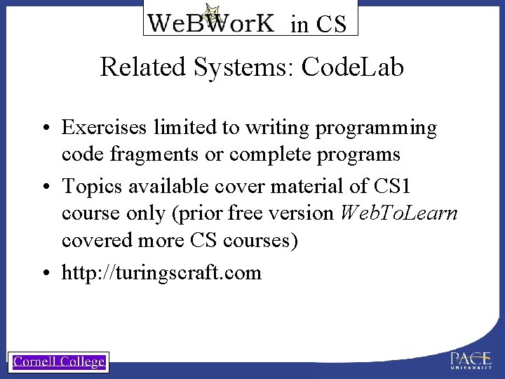 in CS Related Systems OWL Developed by UMass