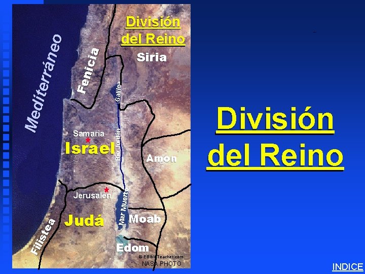 Samaria Galilea Israel Judá rto Amon División del Reino Mar Mue Fi li s