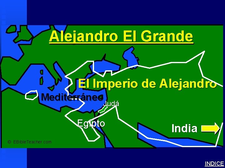 Alexander the Great Alejandro El Grande El Imperio de Alejandro Mediterráneo Judá Egipto India