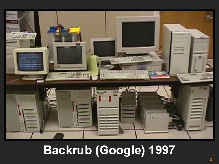 Backrub (Google) 1997 2 