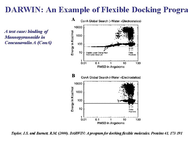 DARWIN: An Example of Flexible Docking Progra A test case: binding of Mannopyranoside in