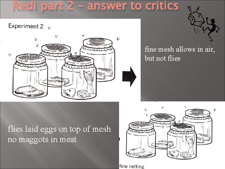 Redi part 2 – answer to critics fine mesh allows in air, but not