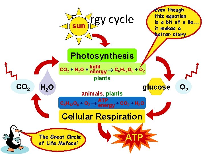 even though this equation is a bit of a lie… it makes a better