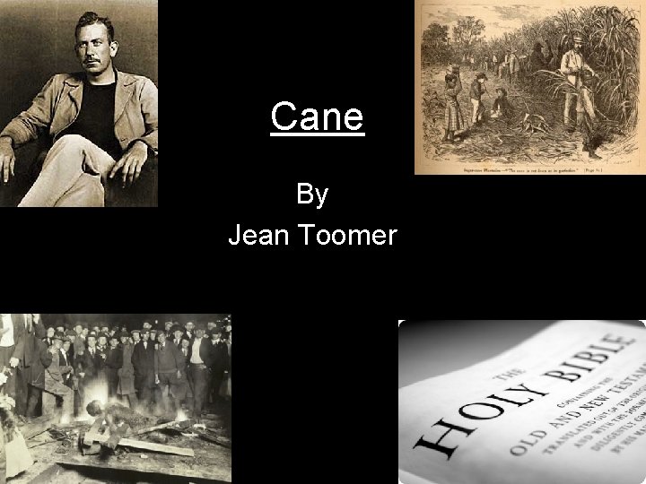 Cane By Jean Toomer 